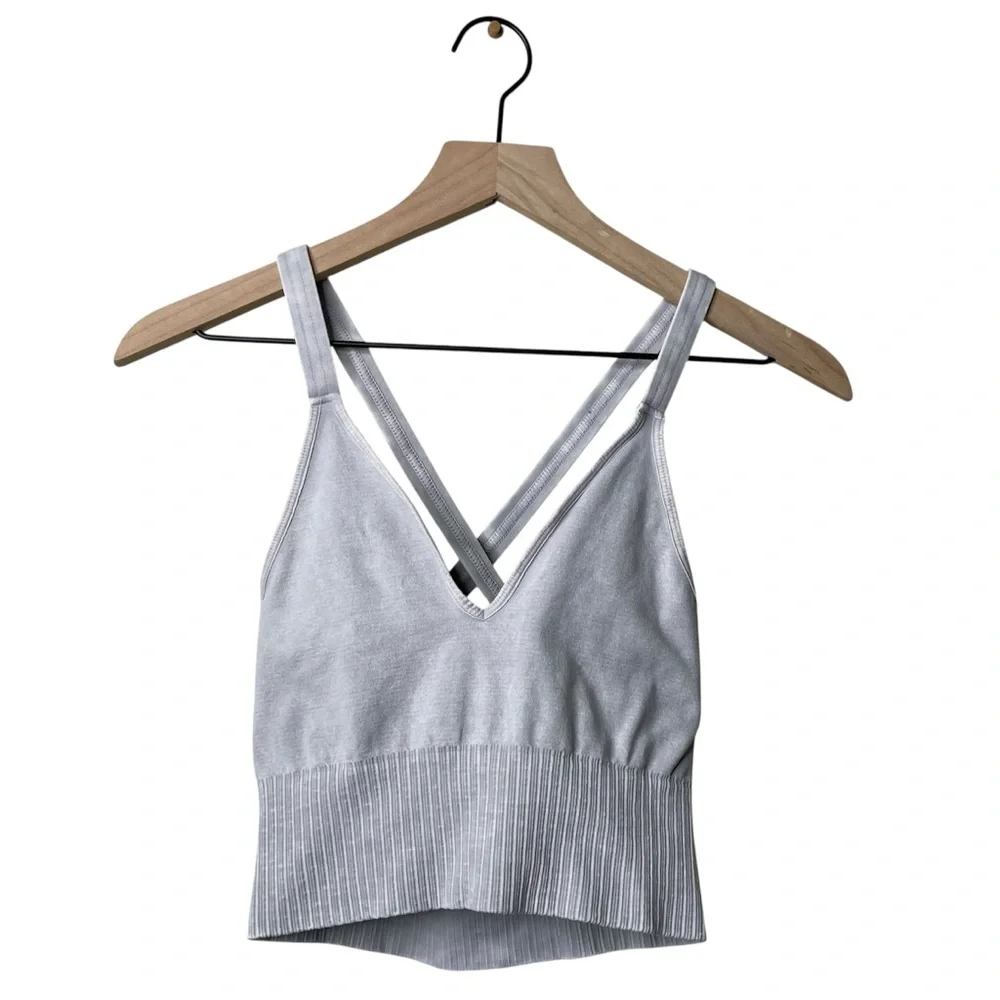 FP Movement Free People Good Karma Crop Top Tank Sports Bra Workout - Picture 2 of 8